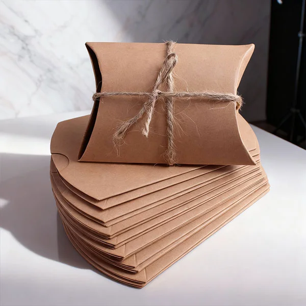 Kraft Pillow Boxes